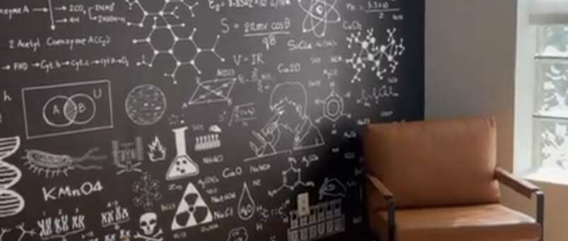 Consultation room with science mural at More Life Recovery Center — home of GeneSight genetic testing, Metuchen NJ